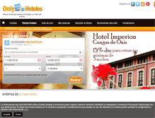 Tablet Screenshot of onlyhoteles.com